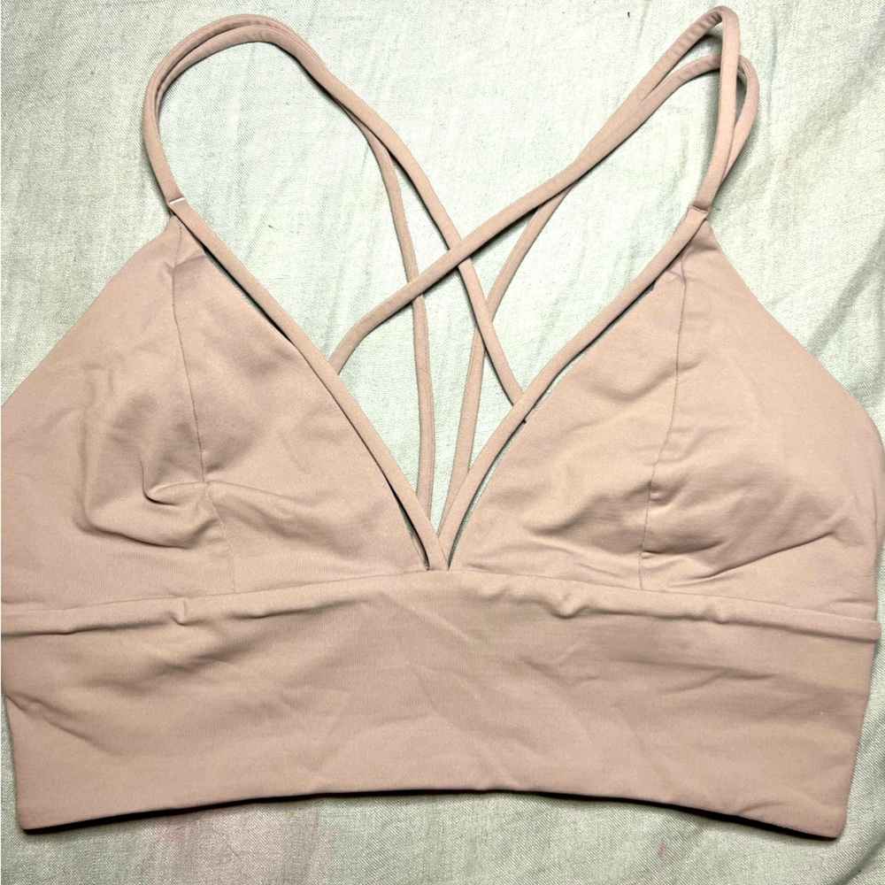 Lululemon Pushing Limits Sports Bra-light purple size 6